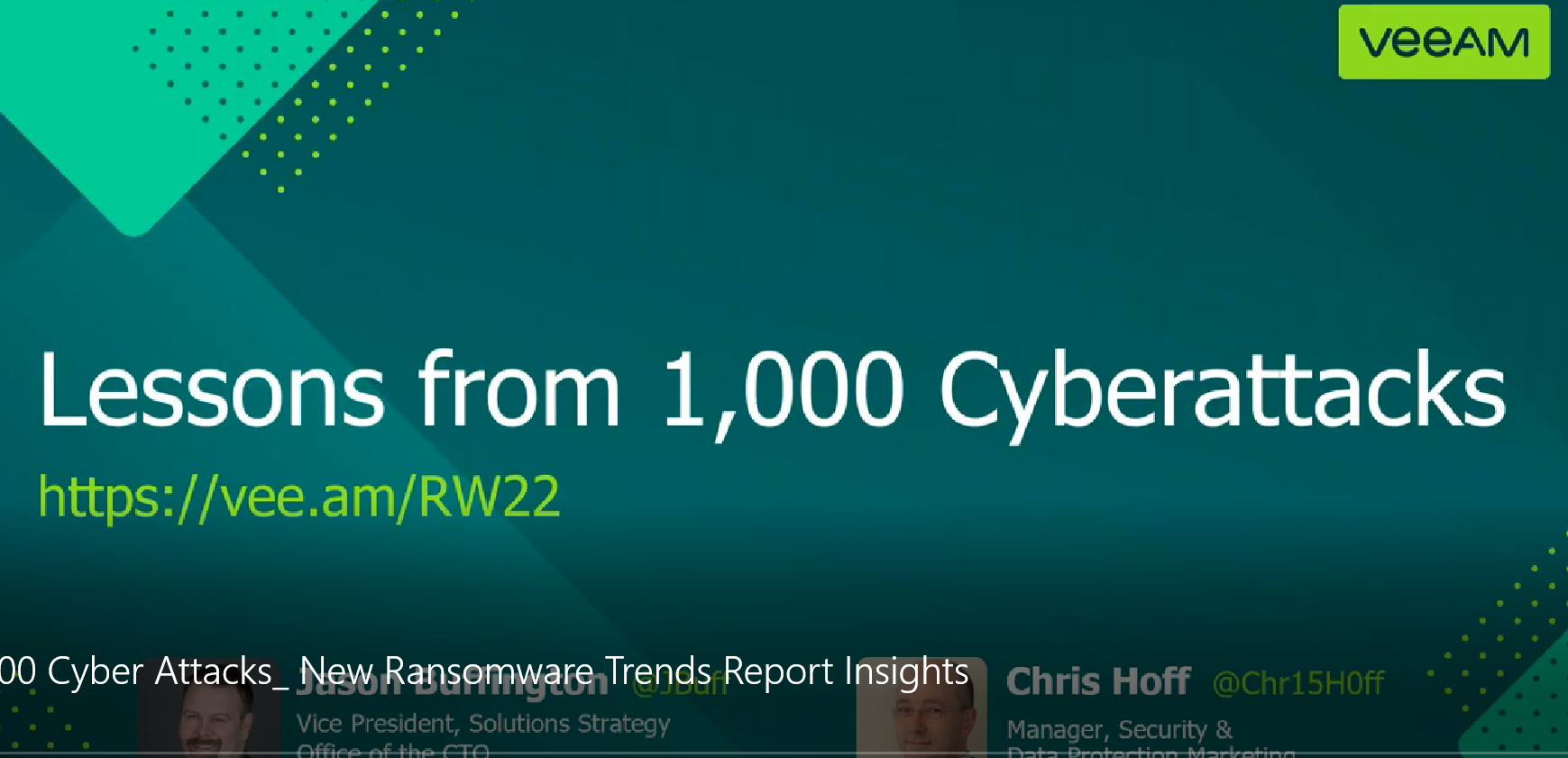 1,000 Cyber Attacks: New Ransomware Trends Report Insights