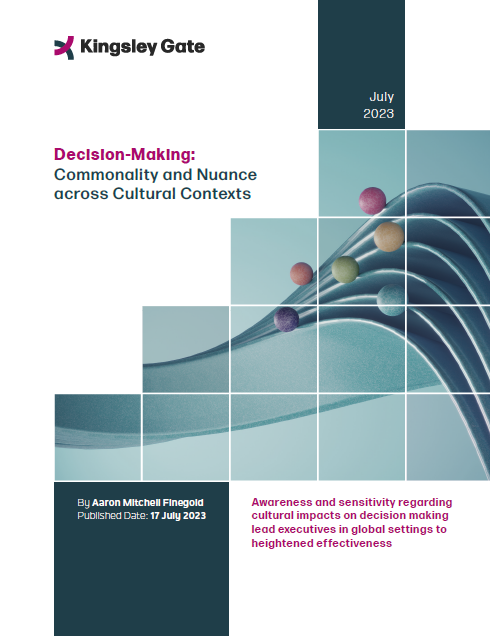 Decision-Making: Commonality and Nuance across Cultural Contexts