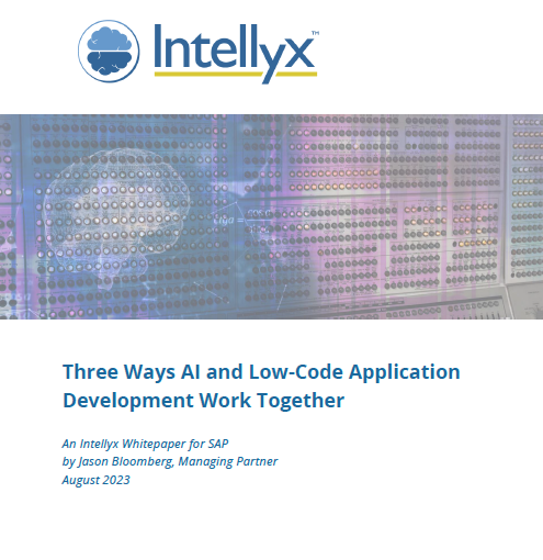 Three Ways AI and Low-Code and Application Development Work Together