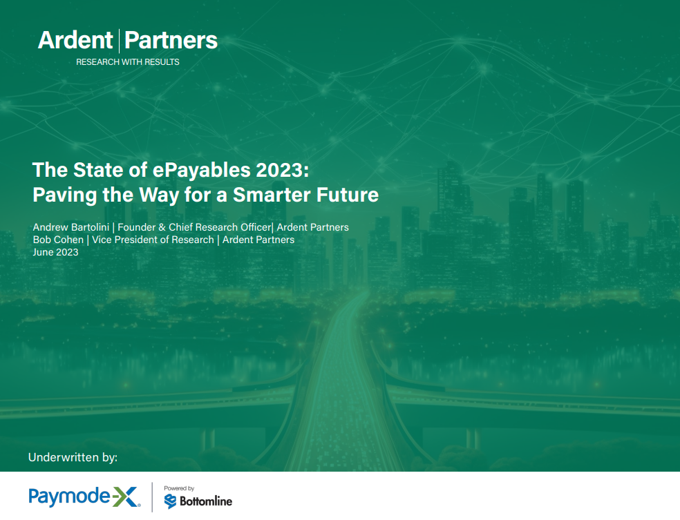 The State of ePayables 2023: Paving the Way for a Smarter Future