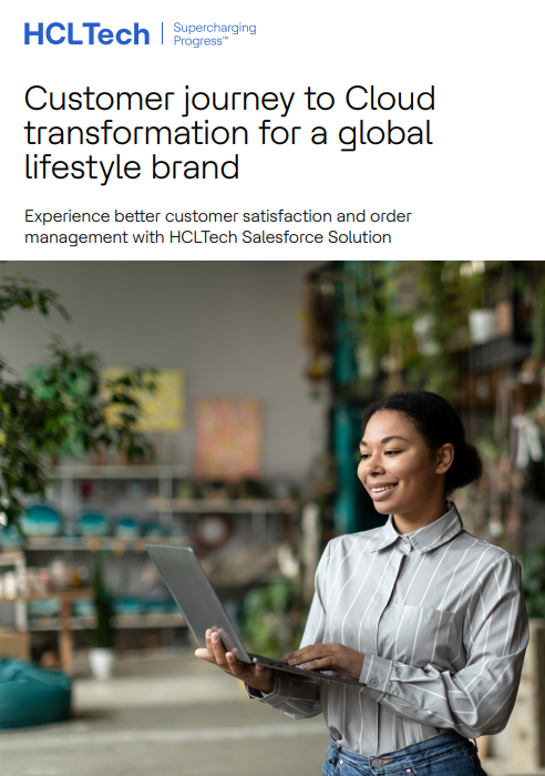 Customer journey to Cloud transformation for a global lifestyle brand