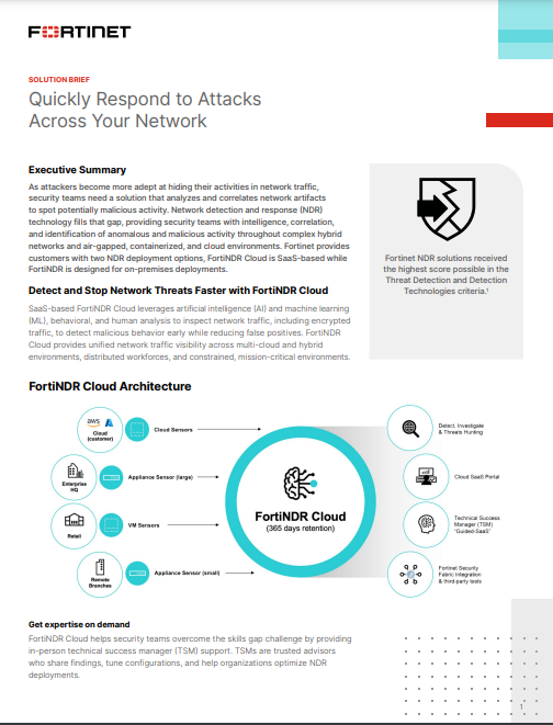 Quickly Respond to Attacks Across Your Network