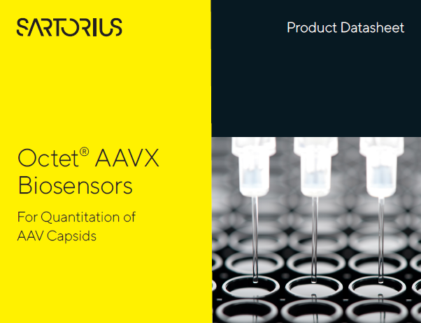 Octet® AAVX Biosensors For Quantitation of AAV Capsids