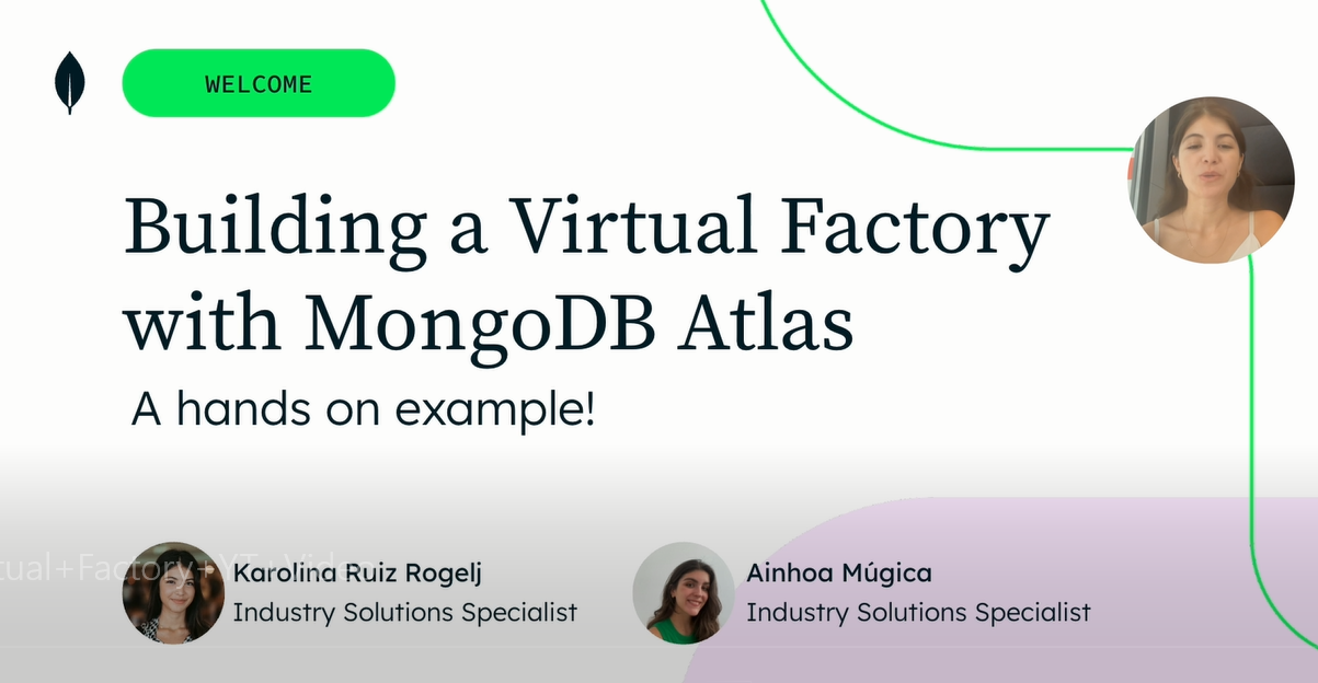 Building a Virtual Factory with MongoDB Atlas