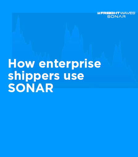 How Enterprise Shippers use SONAR