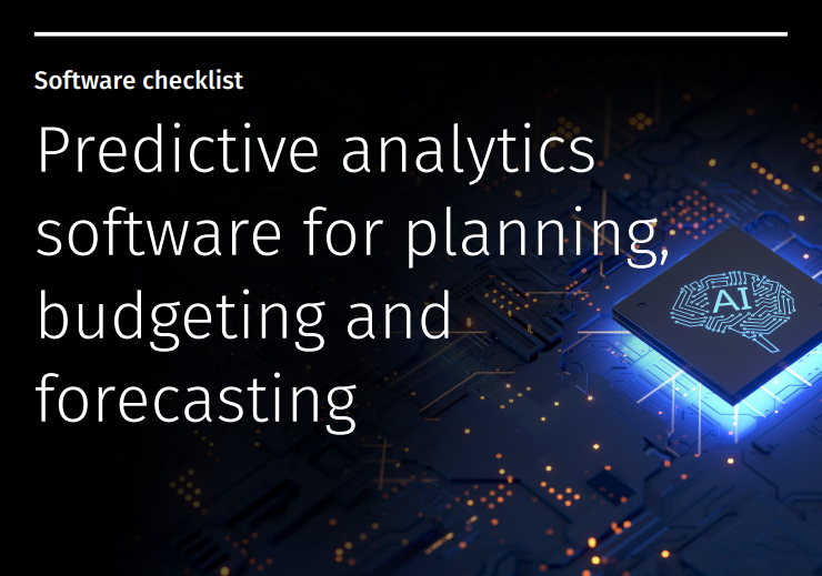Software evaluation checklist: Predictive Analytics for Budgeting