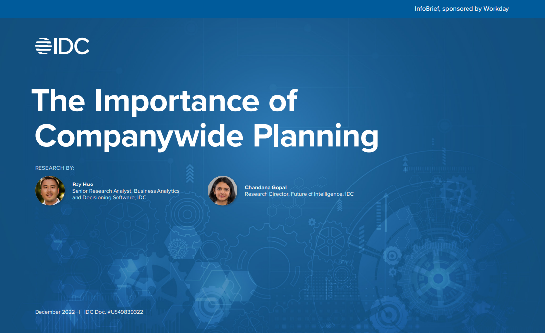 The Importance of Companywide Planning