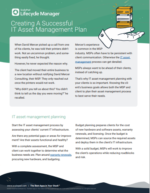 Creating A Successful IT Asset Management Plan