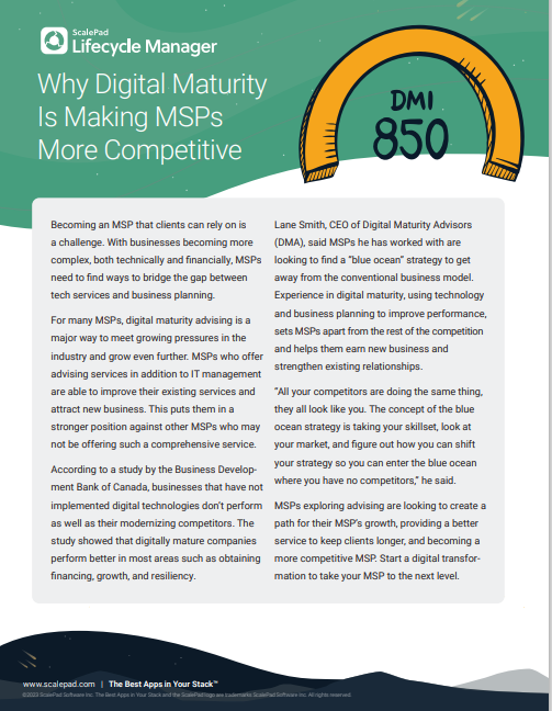 Why Digital Maturity Is Making MSPs More Competitive