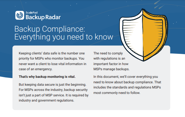 Backup Compliance: Everything you need to know