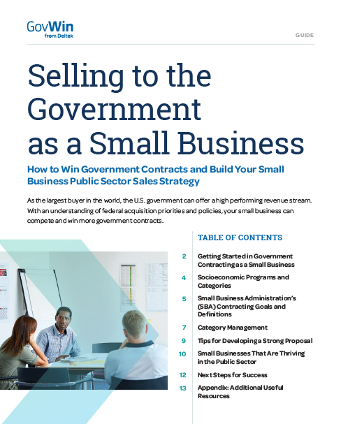 Selling to the Government as a Small Business