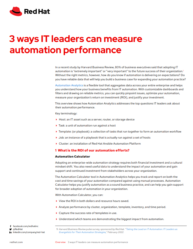 3 ways IT leaders can measure automation performance