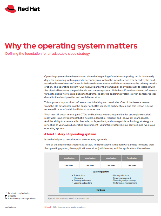 Why the operating system matters