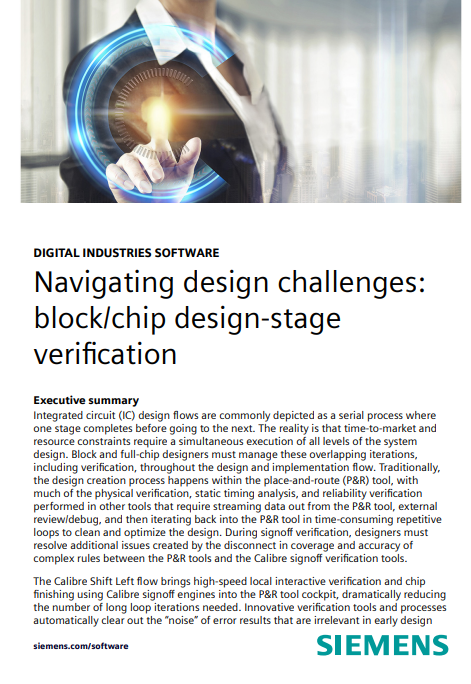Navigating design challenges: block/chip design-stage verification