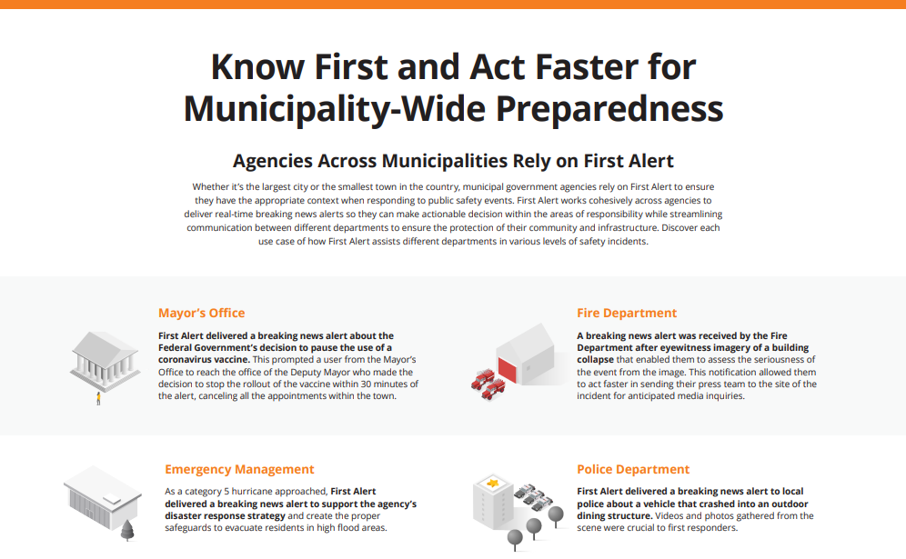 Know First and Act Faster for Municipality-Wide Preparedness