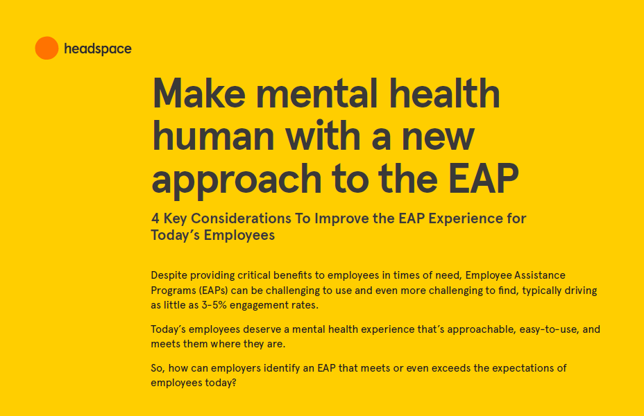 Make Mental Health Human with a New Approach to the EAP