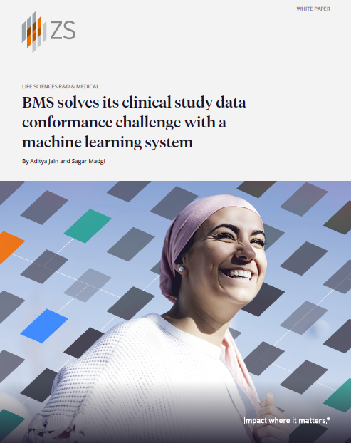 Bristol Myers Squibb solves its clinical study data conformance challenge with a machine learning system