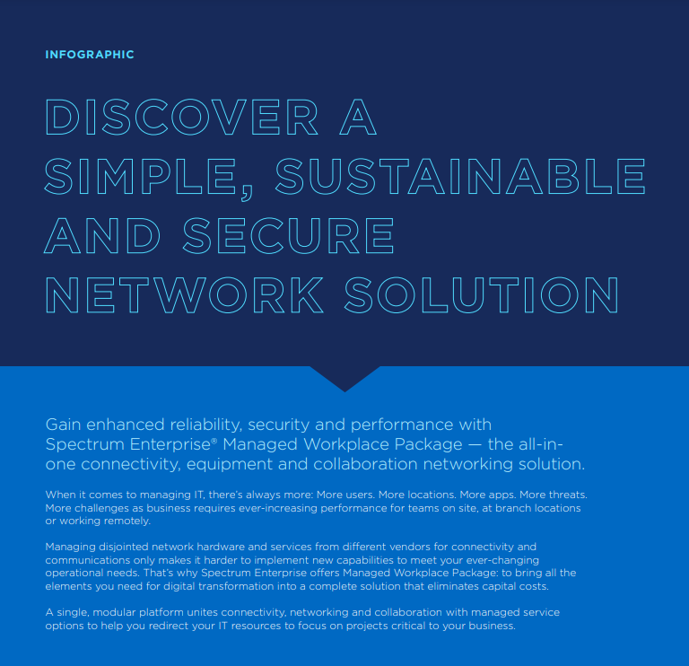 Discover a simple, sustainable and secure network solution