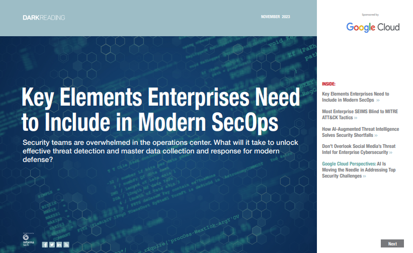 Key Elements Enterprises Need to Include in Modern SecOps