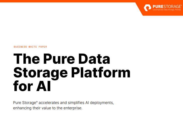 The Pure Data Storage Platform for AI