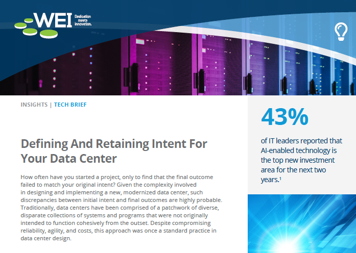 Defining And Retaining Intent For Your Data Center
