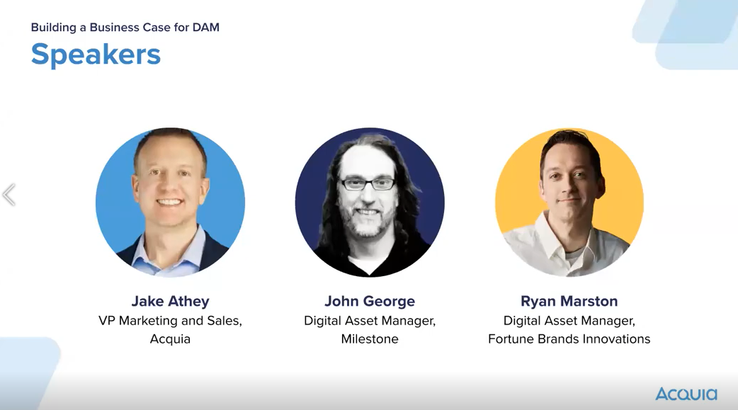 Building A Business Case For DAM - Interactive Webinar With Leading Digital Asset Managers