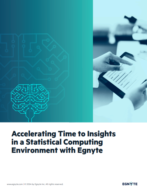 Accelerating Time to Insights in a Statistical Computing Environment with Egnyte