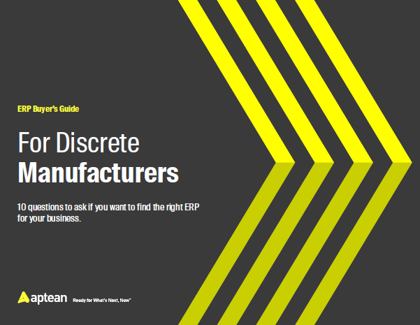 ERP Buyer's Guide For Discrete Manufacturers