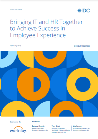 Bringing IT and HR Together to Achieve Success in Employee Experience