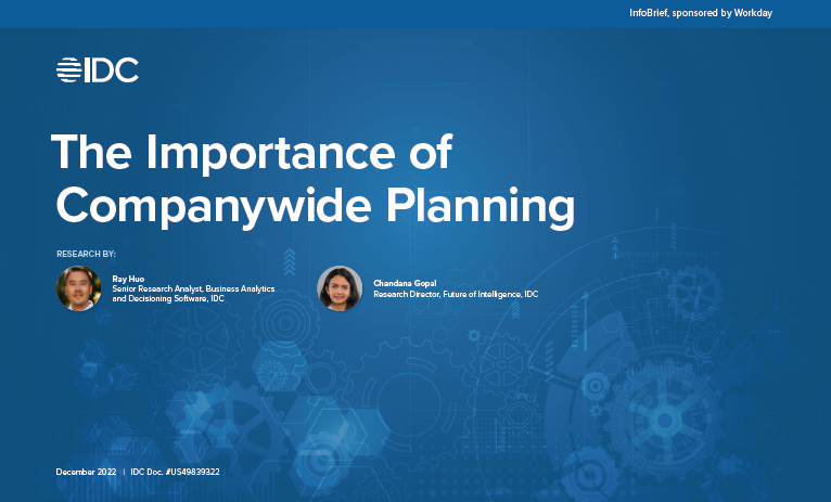 The Importance of Companywide Planning