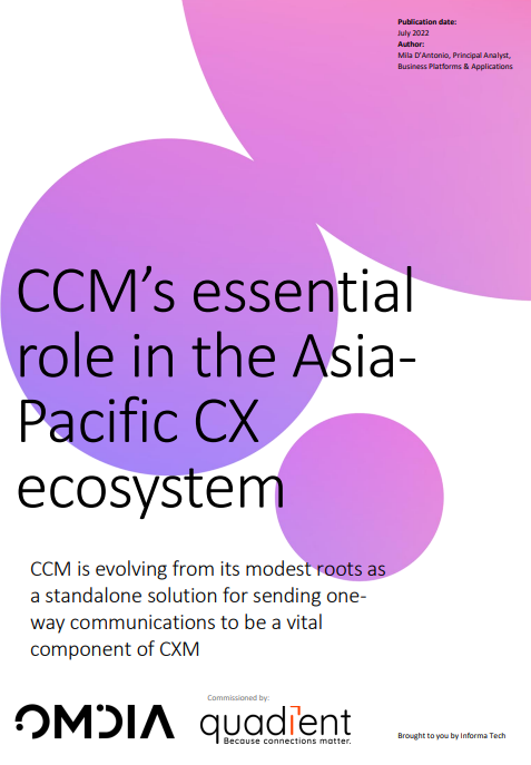 CCM’s essential role in the AsiaPacific CX ecosystem
