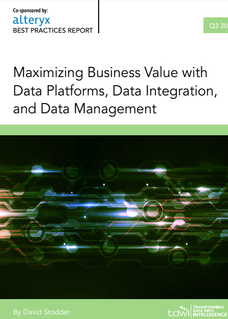 TDWI Maximizing Business Value with Data