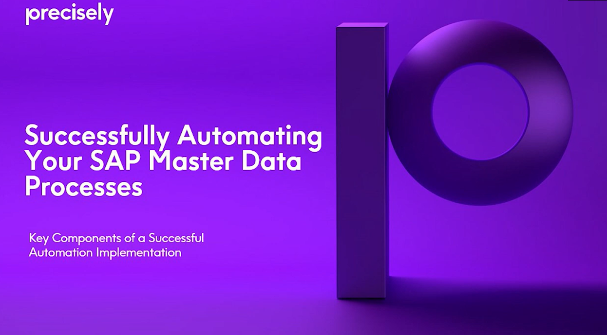Successfully Automating Your SAP Master Data Processes
