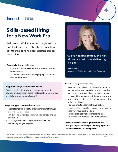 IBM Skills-based Hiring for a New Work Era