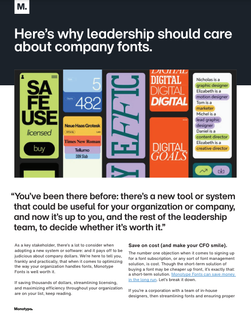 Here’s why leadership should care about company fonts