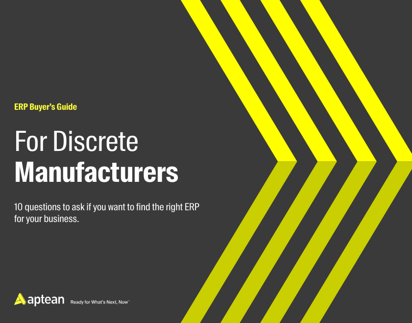 ERP Buyer's Guide For Discrete Manufacturers