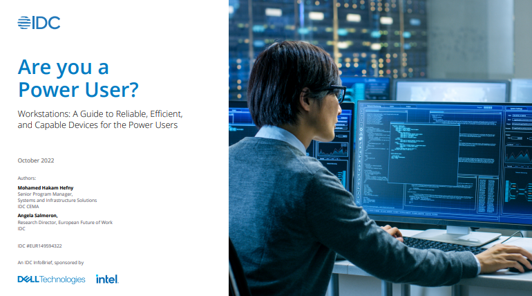 IDC - Workstations: A Guide to Reliable, Efficient, and Capable Devices for the Power Users