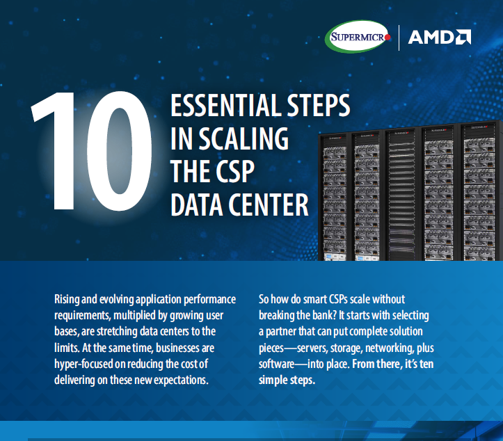 10 ESSENTIALS STEPS IN SCALING THE CSP DATA CENTER