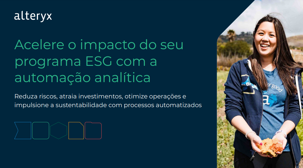 Acelere o impacto do programa ESG com a automação analítica