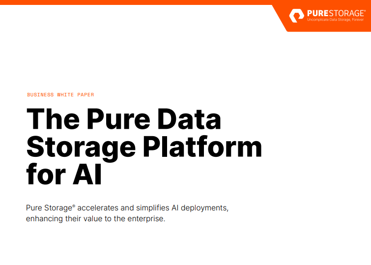 The Pure Data Storage Platform for AI