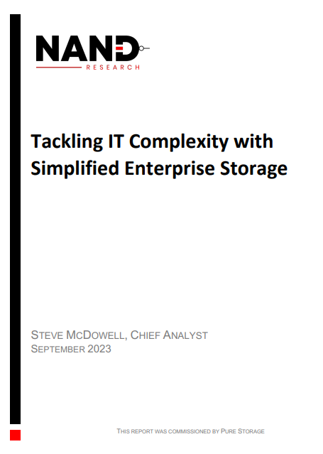 Tackling IT Complexity with Simplified Enterprise Storage