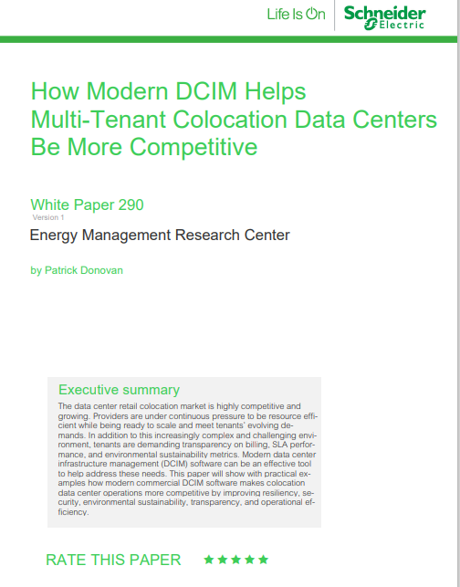 How Modern DCIM Helps Multi-Tenant Colocation Data Centers Be More Competitive