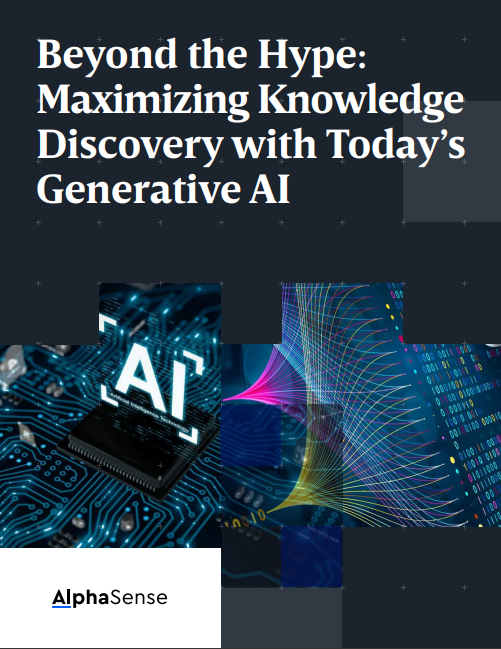 Beyond the Hype: Maximizing Knowledge Discovery with Today’s Generative AI