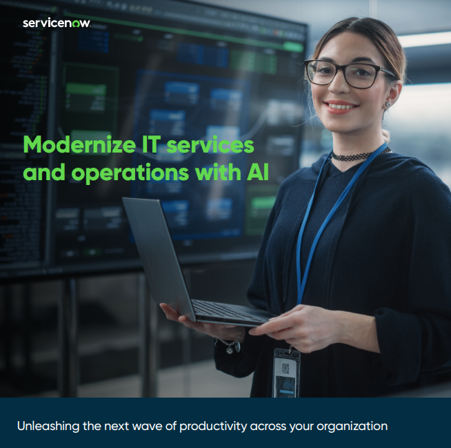 Modernise Your IT Services and Operations With AI