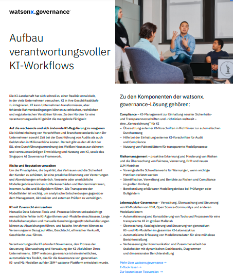 KI-Governance für das Unternehmen