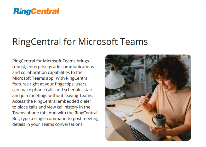 RingCentral for Microsoft Teams