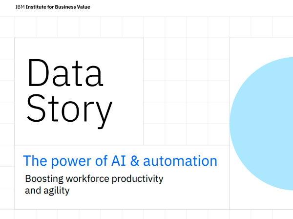 The power of AI & Automation: Productivity and agility