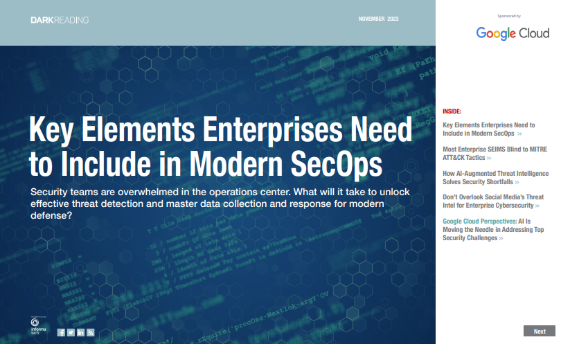 Key Elements Enterprises Need to Include in Modern SecOps