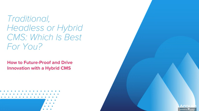 Traditional, Headless or Hybrid CMS: Which Is Best For You?