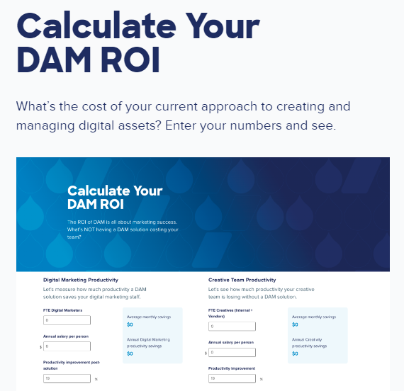 Calculate Your DAM ROI